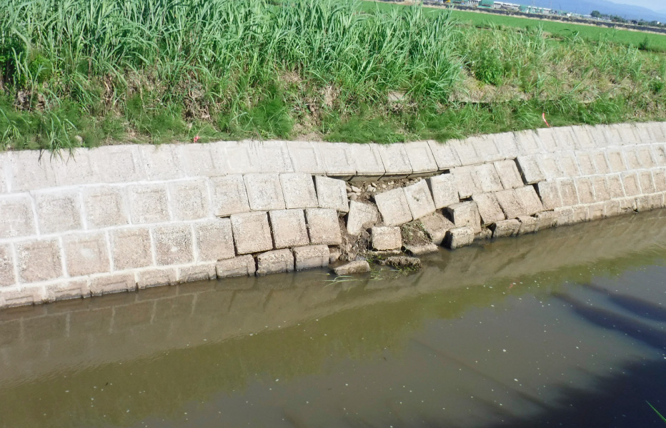 河川護岸詳細設計