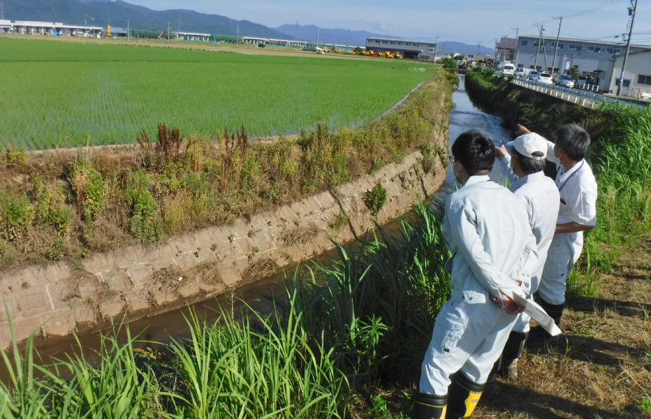 河川護岸詳細設計